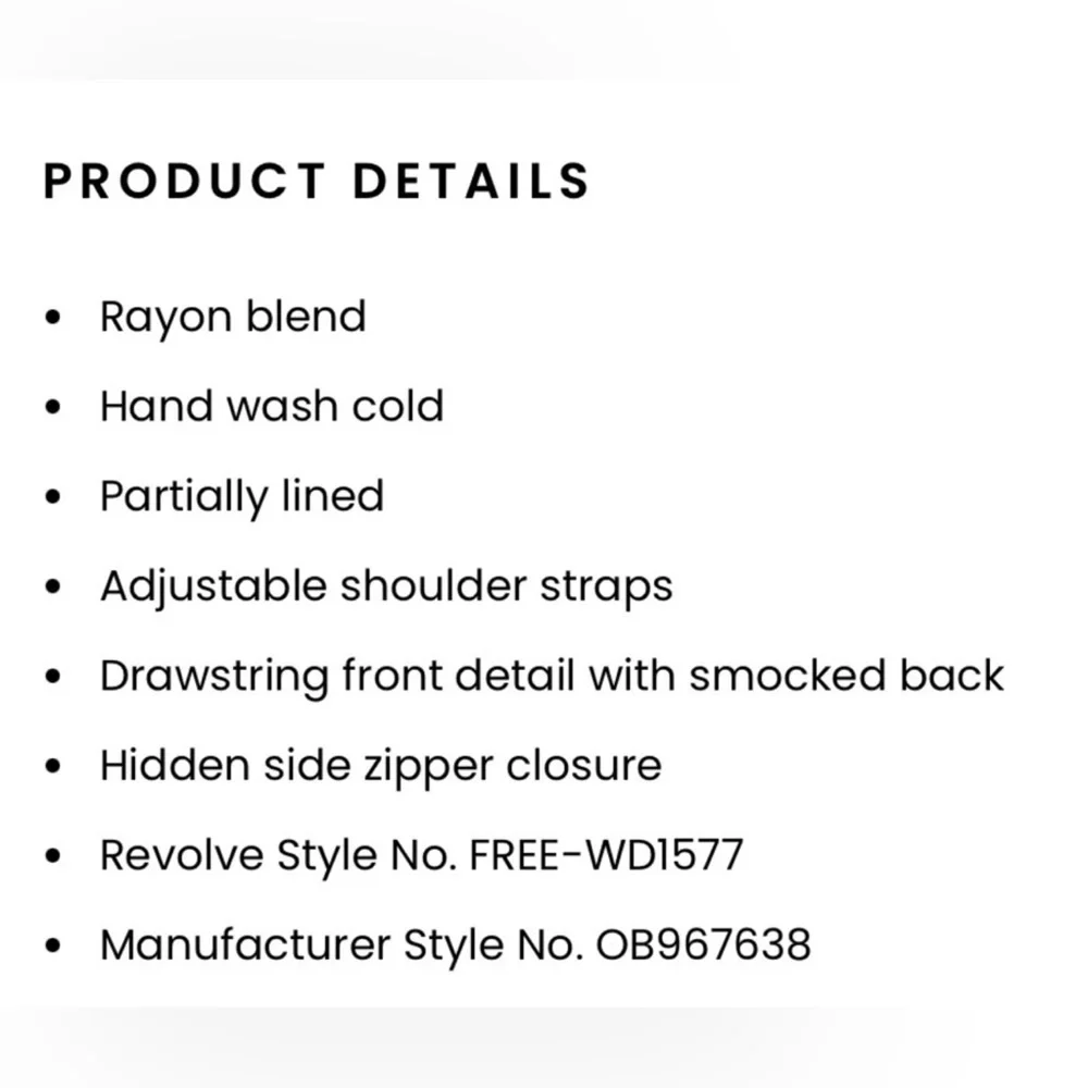 ⭐️Host Pick ⭐️Free People light blue spaghetti strap dress size medium - Picture 16 of 16